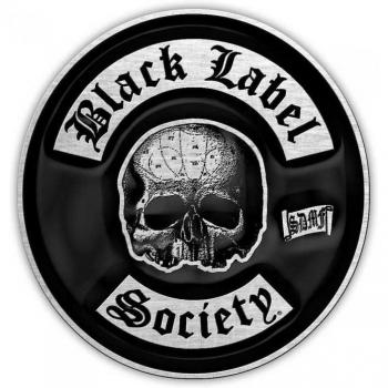 Emblema Enamelled Black Label Society SDMF One Size en Negro y Plata