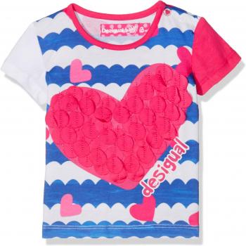 Desigual Camiseta TS_NATALIA para Bebés, Blanco, Talla 62 (6)