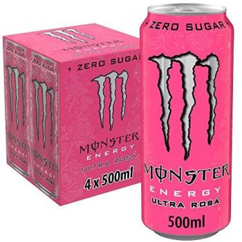Pink Ultra Energy, No Sugar – 4 Bottles