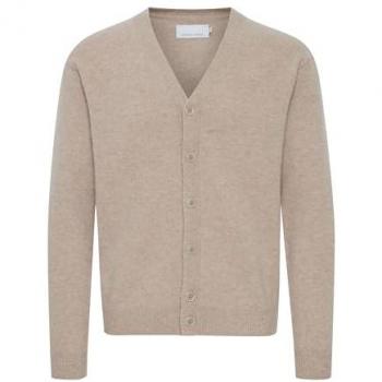 Herren-Strickjacke Casual Friday – CFKarl, beige, 3XL, Lammwolle