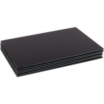 Harbour Housewares 50cm x 40cm Glass Dining Placemats Set of 6
