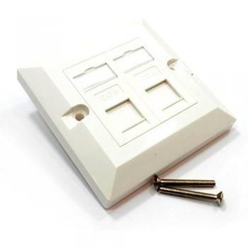 RJ45 Wall Plate Cat6 Double Port