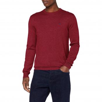 Scotch & Soda Pull Ras Du Cou Classique en Mélange de Viscose, (Boho Brick 0780), Medium Homme