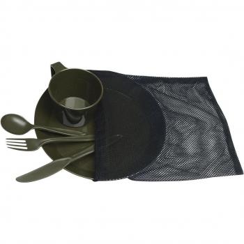 Leichtes Polycarbonat Camp Set in Oliv