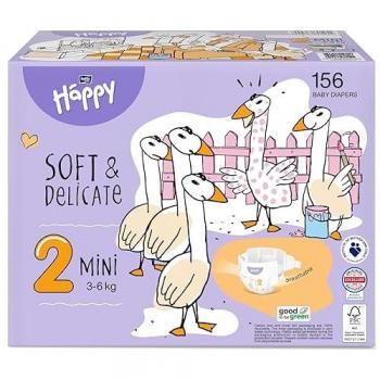 Bella baby Happy Windeln Gr. 2 Mini 3-6 kg Familienbox 156 Stück