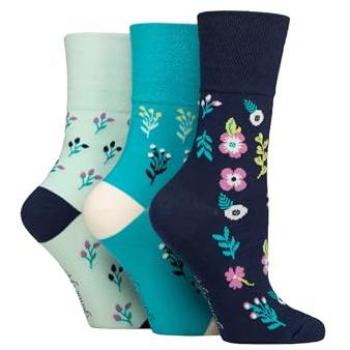 3 Pair Bohemian Floral Gentle Grip Socks