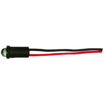 Signal LED 5mm 12V Jaune Clignotant 12.725/5/a/bk