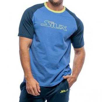 Siux T-shirt Bleu à Manches Courtes Pansy