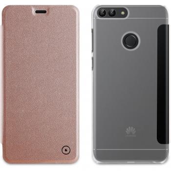Muvit Trasera Transparente con Acabado Rose Gold