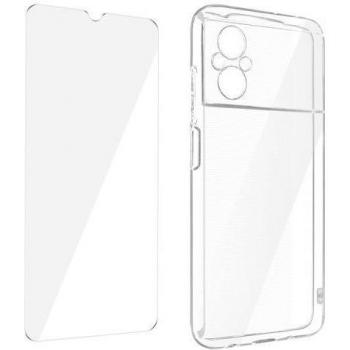 Protection Transparente Silicone & Verre Trempé – Poco M5