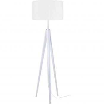 Lámpara de Pie Tosel Madera Blanca 50 cm – Modelo A209X/D210XP