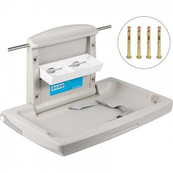 VEVOR Wickeltisch klappbar für Babys HDPE 85 x 57 x 47 cm
