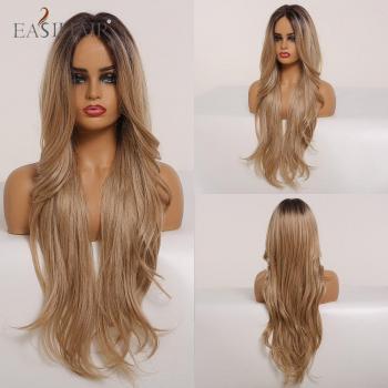 Peluca de Damas EasiHair Longa, Ondulado Natural, Resistente al Calor