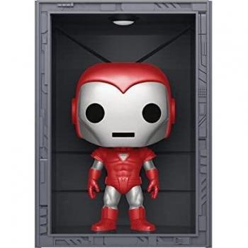 Funko Pop! Deluxe Marvel Figura Hall Of Armor Iron Man Modelo 8 Silver Centurion