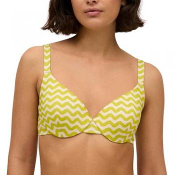Top Bikini de Ondas Ysabel Mora con Aro Estampado