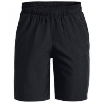 Under Armour Shorts per Bimbi Trama Graphico in Nero
