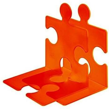 HAN CD-Ständer & Buchstütze PUZZLE 9212-61 transluzent-orange