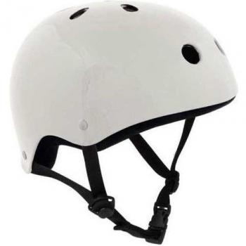 SFR Essentials Gloss White Skate Helmet