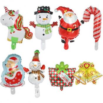 Nieve & Unicornio: Set Decorativo Navideño 5 unidades