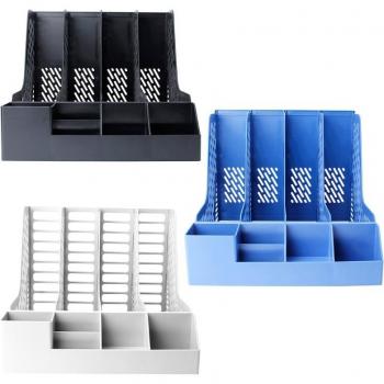 Boîte de rangement H8WA : 4 sections, support papier