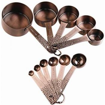 Kupfer‑Backen‑Messbecher‑Set für die Küche