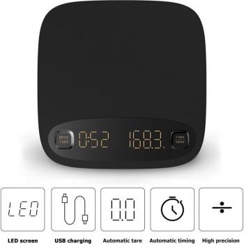 Digital Coffee Scale with Timer for Baristas
