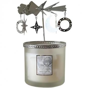 Coffret Festif Bougie et Carrousel Ange d'Hiver