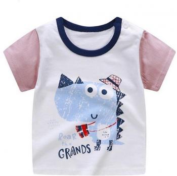 Ensemble coton été garçon fille T-shirt à manches courtes