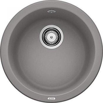 Blanco Rondo Spüle Ø 45cm, PuraDur alumetallic