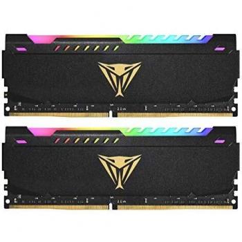 Kit de mémoire Patriot Viper Steel 32 Go – DIMM DDR4 3200 MHz, éclairage LED RGB