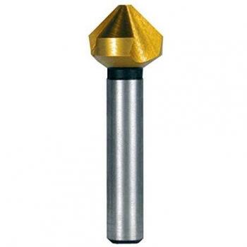 Svasatore Din 335C Ruko 90° D.40mm, HSS TiN Z.3, Gambo D.15mm
