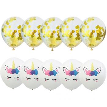 Unicorn Themed Balloons for Baby Shower