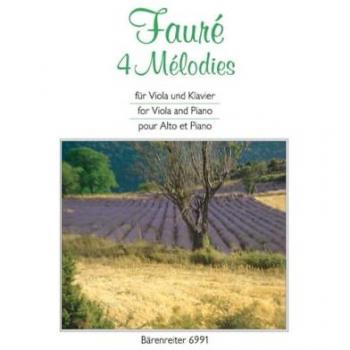 Faure G. 4 Melodies Alto/Piano