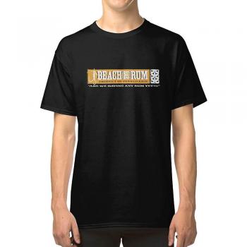 RockShark T‑shirt Noir 3XL – Sam Hagar, Rhum à la plage