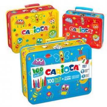 Pack Carioca Estudio Infantil: 100 Marcadores + Álbum