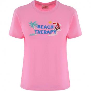 MC2 Saint Barth , Emilie T-shirt ,Pink female, Sizes: L