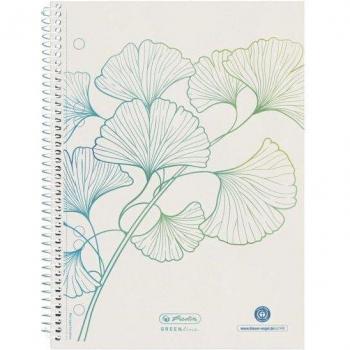 Bloc à spirale A5 « GREENline Gingko »