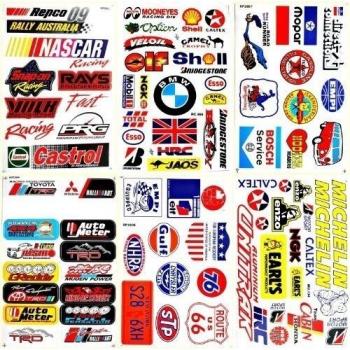 Pegatina NASCAR Carro Lot 6 en Vinil