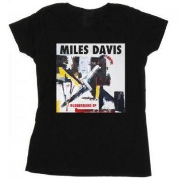 T-shirt en coton élastique EP Miles Davis pour femmes