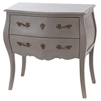 Commode 2 Tiroirs Murano Taupe