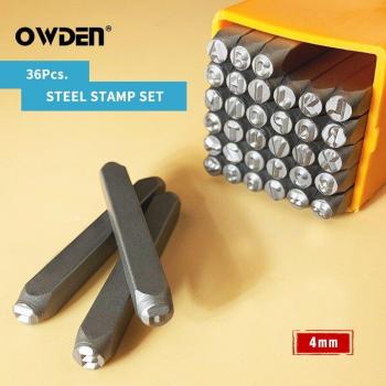Tapis à Poinçonner OWDEN – 36 tampons métalliques
