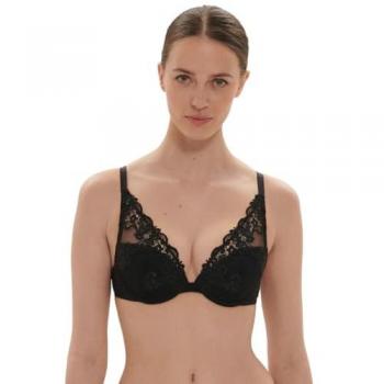 Bralette haute en forme de cœur décolleté plongeant