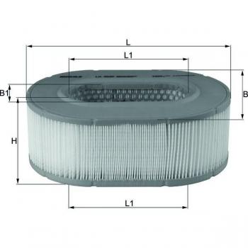 MAHLE Luftfilter für Fahrzeuge LX 2535