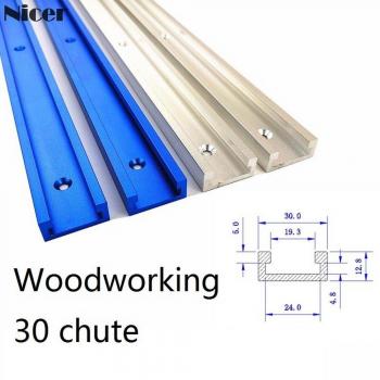 T-Spur Slot Jig aus Aluminium für Routertische