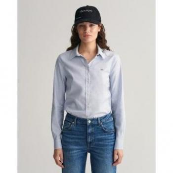 Camicia Gant Slim Stretch Oxford Navy 40