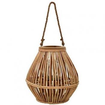 Wicker Candle Lantern Holder