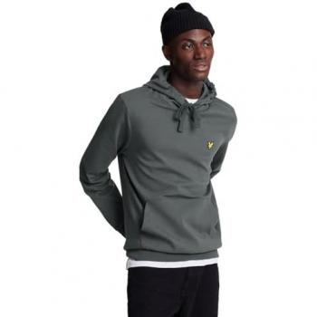 Lyle & Scott Herren Kapuzenpullover Grau 2XL