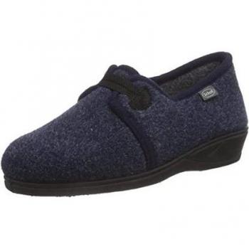 Scholl Sanyas Slippers Hombre Mujer Azules Talla 35, 1 par
