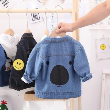 DIIMUU Spring Autumn Denim Jacket for Kids 1-4T