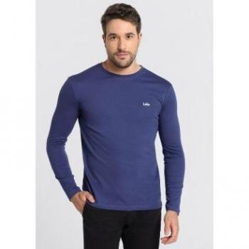 Maglietta Casual a Maniche Lunghe Lois Jeans 2XL Blu Basic